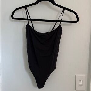 SKIMS Black Bodysuit